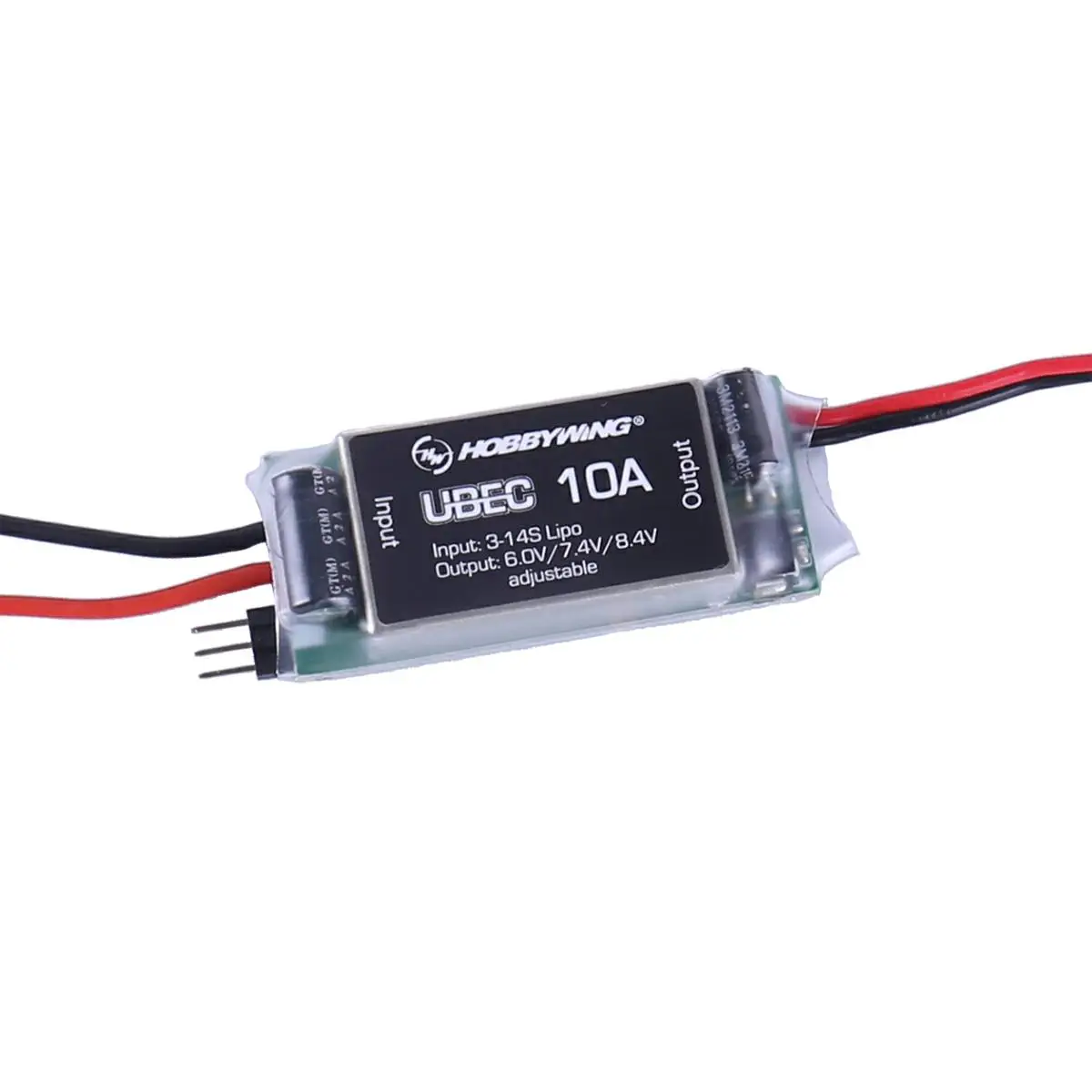 Hobbywing UBEC-10A External BEC 3-14SLipo Battery 6V/7.4V/8.4VHigh Voltage Regulator Module Voltage stabilizer for RC Car