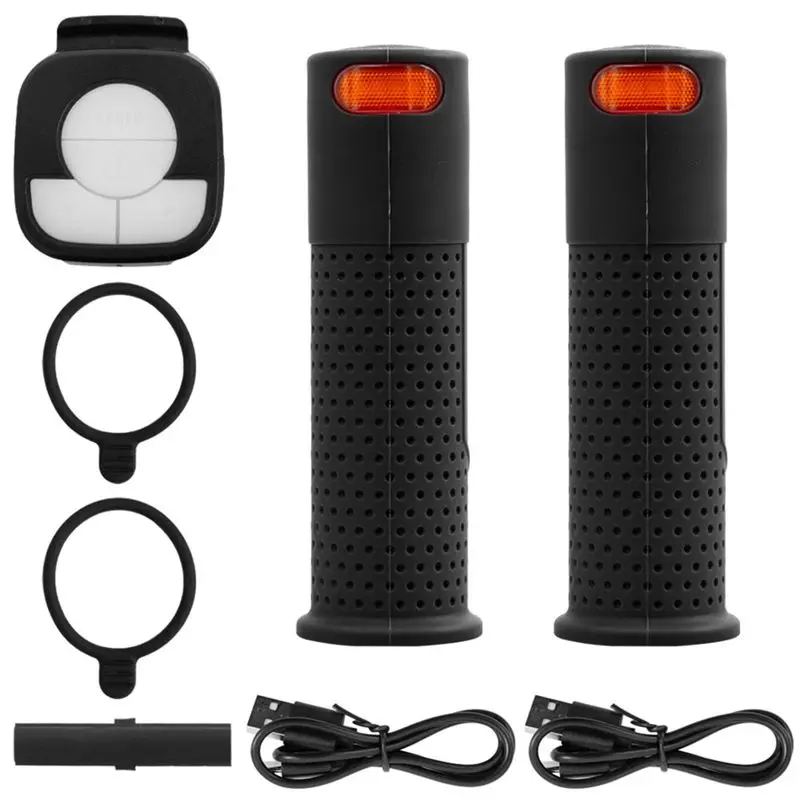 

AEF6-1Pairs Turn Signal Light Indicator Handlebar For Ninebot Max G30 Electric Scooter Remote Control Handle Bar Lamp