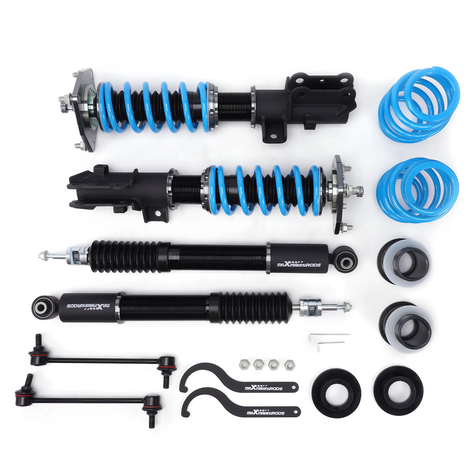 24 Way Adjustable Front & Rear Springs Shock  Struts Coilovers Kit for Hyundai Elantra AD Chassis Kia 2017-2021