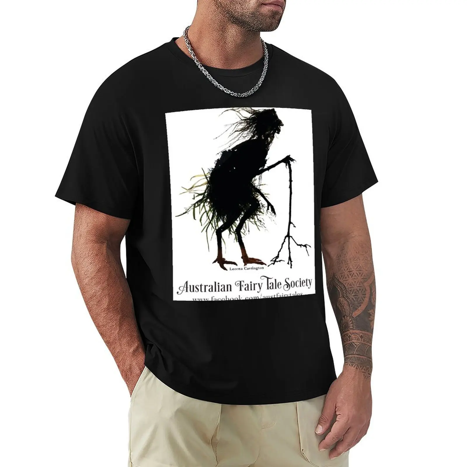 Camiseta Baba Yaga de Lorena Carrington, camiseta de manga corta lisa para uso diario