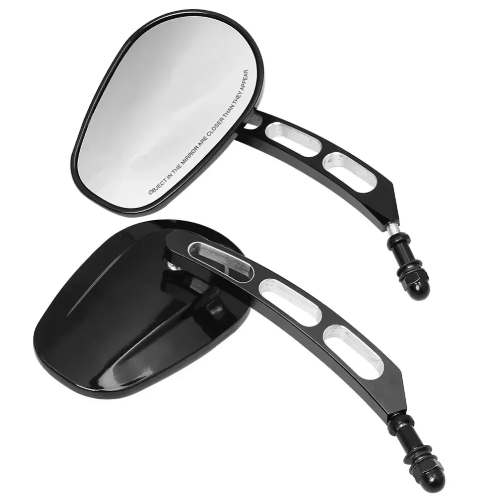 WB3 Aluminum Alloy Cruiser Motorcycle Mirrors Rust Proof Corrosion Resistant For Coastal Areas Riding