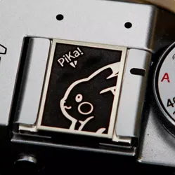 Camera Hot Shoe Protector Cover Cold Shoe Photography Standard Cap Metal Brass Shutter Button for Sony Canon Fuji Nikon Leica