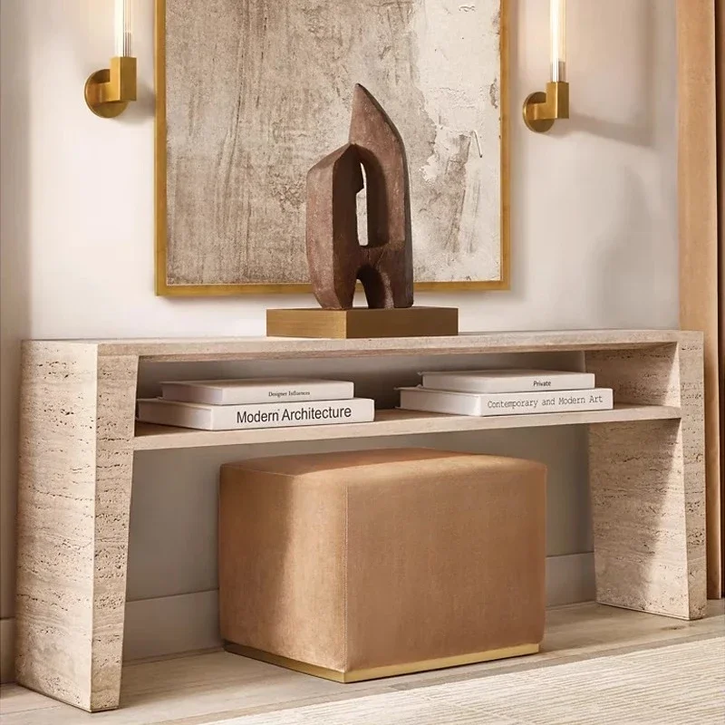 

Against the wall, living room, entrance table, display stand, designer model