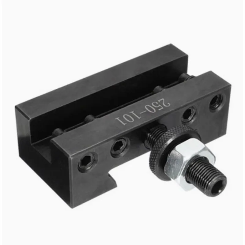 

2PCS 250-101 Quick Changing Tool Post High Carbon Steel Durable CNC Turning Lathe Tool Holder Boring Milling Cutter Bracket Tool