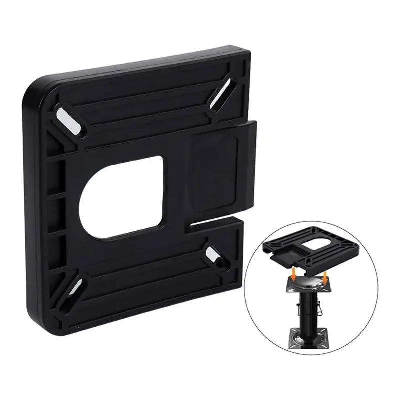 RTENTE-For Fishing Boats, Jon Boats& Kayaks Compatible Quick Release Boat Seat Base Mount For 7 Inch Swivel Plates