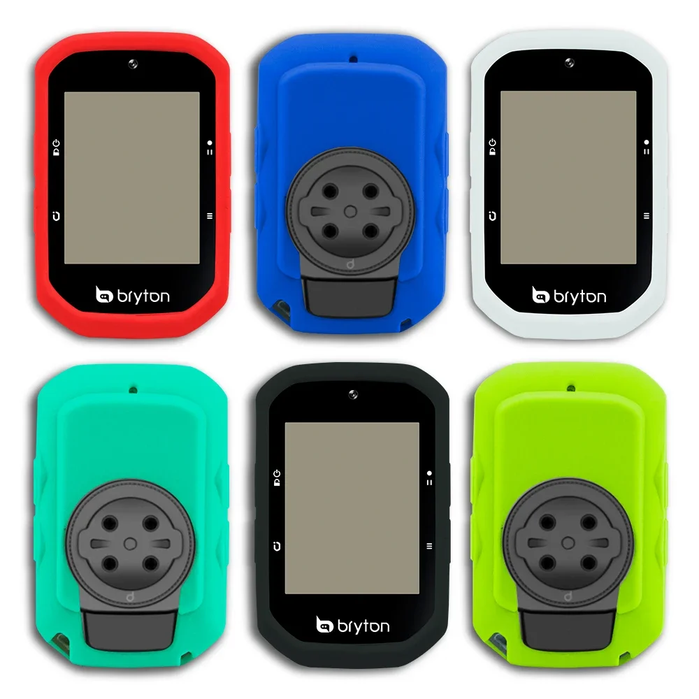 Bryton S500 Case Bike  Bicycle GPS Computer Silicone Cover Cartoon Rubber Protective Case With HD Film For Bryton Rider S500