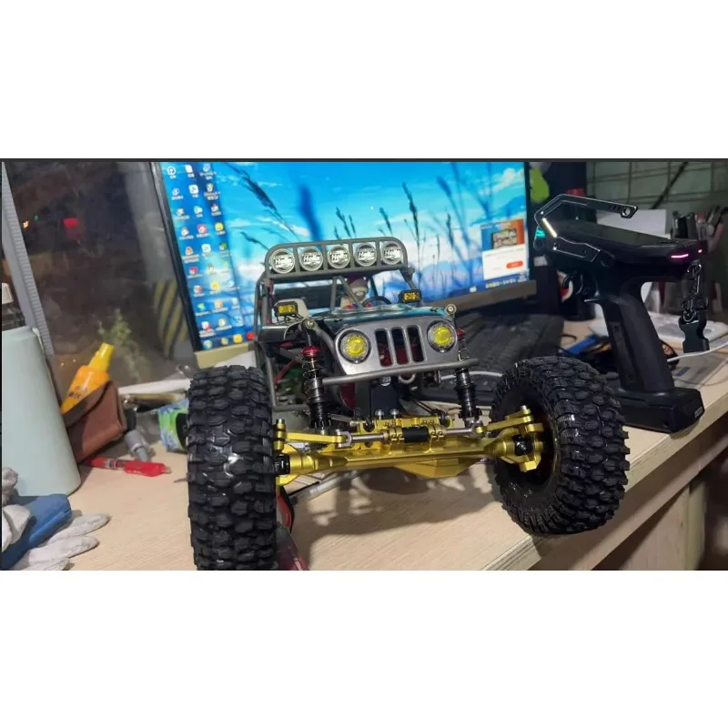 1/10 VP H10 Optic 316 Stainless Steel Polished Front Grille,Metal Upgrade Parts for RC Crawler/Steel Polished Front Face