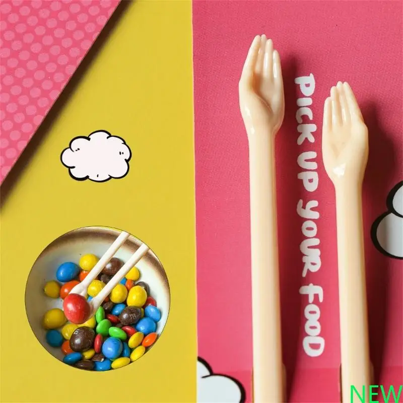 

Kitchen Gadget Chopsticks Gripper With Funny Hand End Easy To Clean