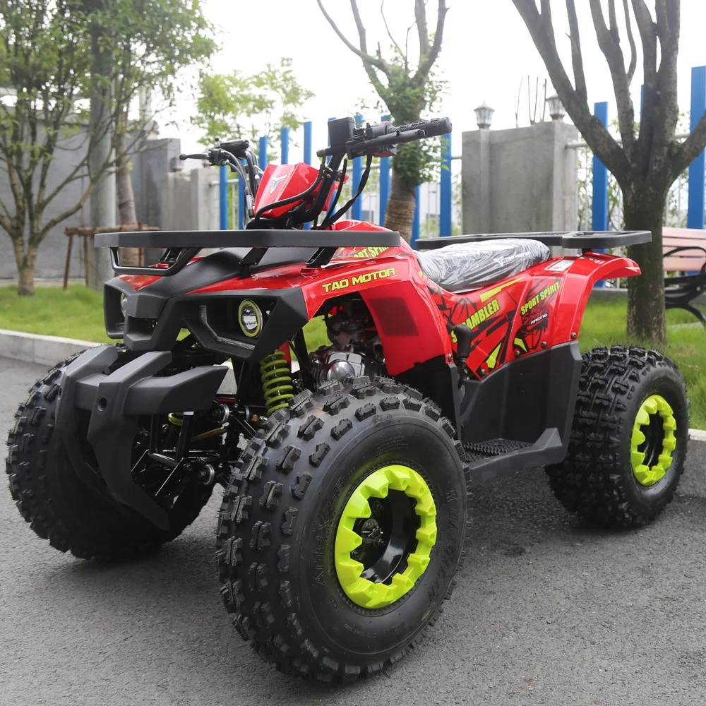Hot Selling Motor Racing Quad Bike ATV for Kids 125CC Gas Engine Automatic Transmission Electric Start Chain Drive 2WD