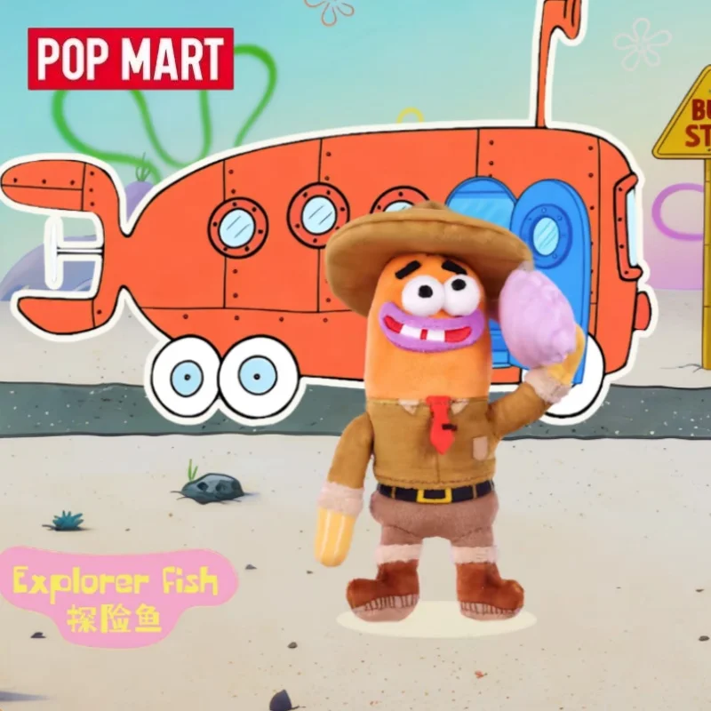 

POP MART Bikini Bottom Buddies 2 Series Weird Plush Genuine Blind Box Mystery Box Guess Bag Toys Doll Cute Anime Figure Desktop