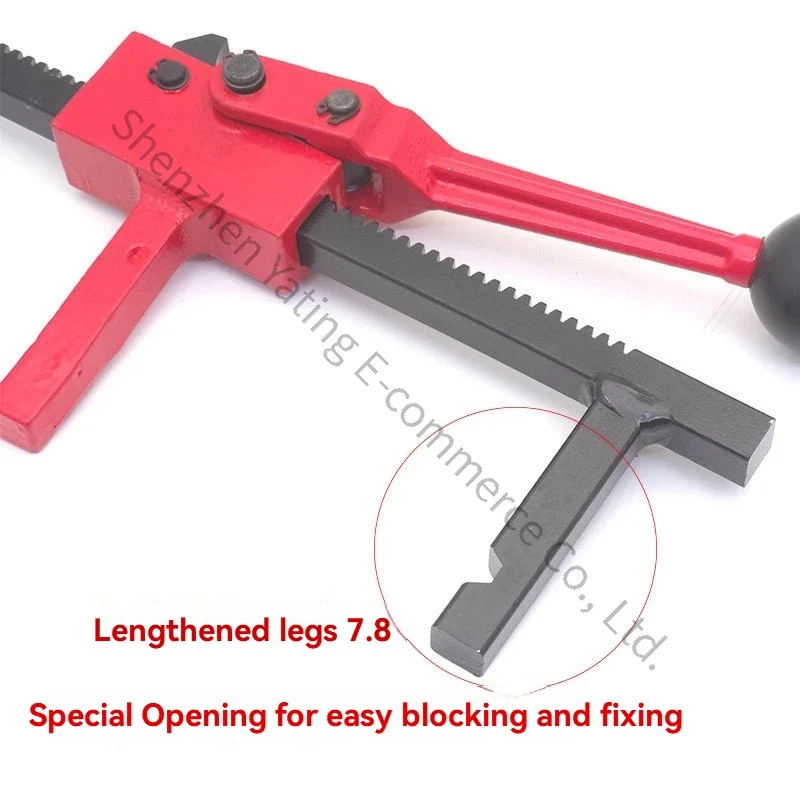 Barbed Wire Chain Link Mesh Stadium Fence Construction Clamping Square Steel Fence Tensioner Net Puller, Net Tensioner,