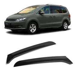 Gloss Black Car Rear Window Side Spoiler Diffuser Splitters Cover Canards Splitter Stickers For Volkswagen VW Sharan 2011-2020