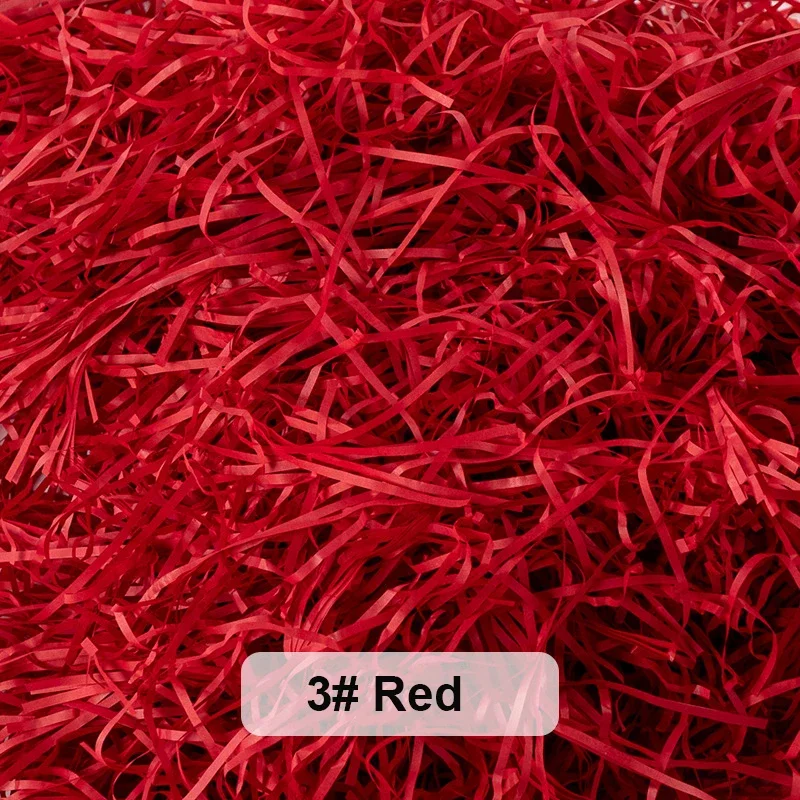 100-20g veelkleurig raffiapapier flarden en strengen versnipperde crinkle confetti voor doe-het-zelf geschenkdoos inpakken en mandvulling