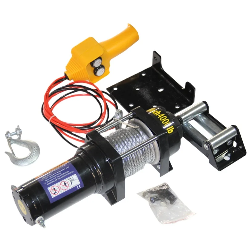 Car winch 12v24v winch off-road vehicle self-rescue wire rope tractor trailer vehicle electric winch