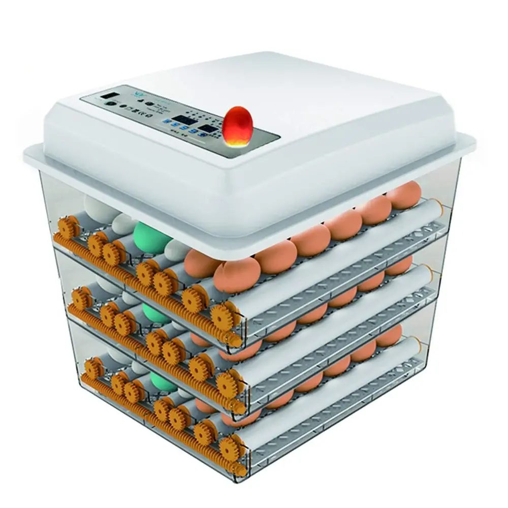 Automatic Egg Incubator 150~180 Egg Digital Automatic Hatcher with Egg Turning for Chickens Ducks Goose Birds