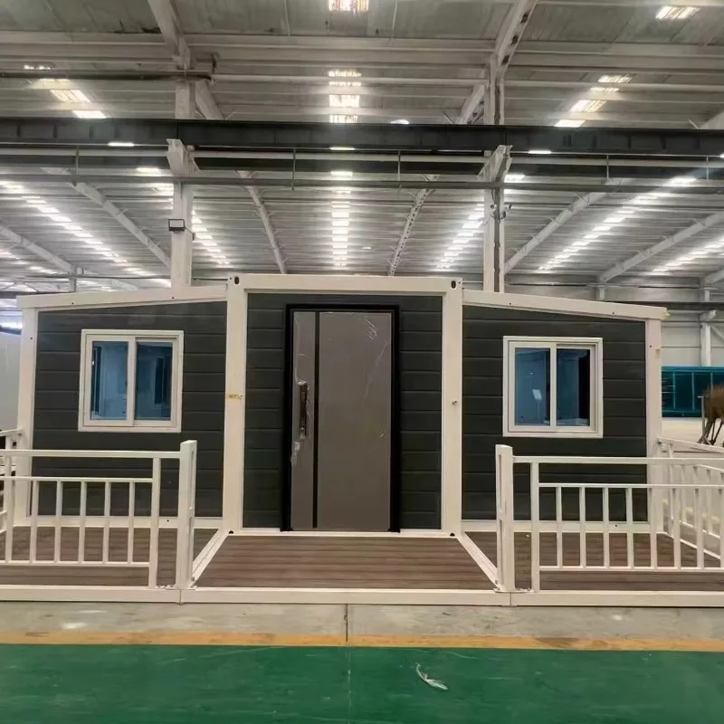 Customized 20ft Foldable House Prefab Modular Container Home Expandable Living Space Factory Direct
