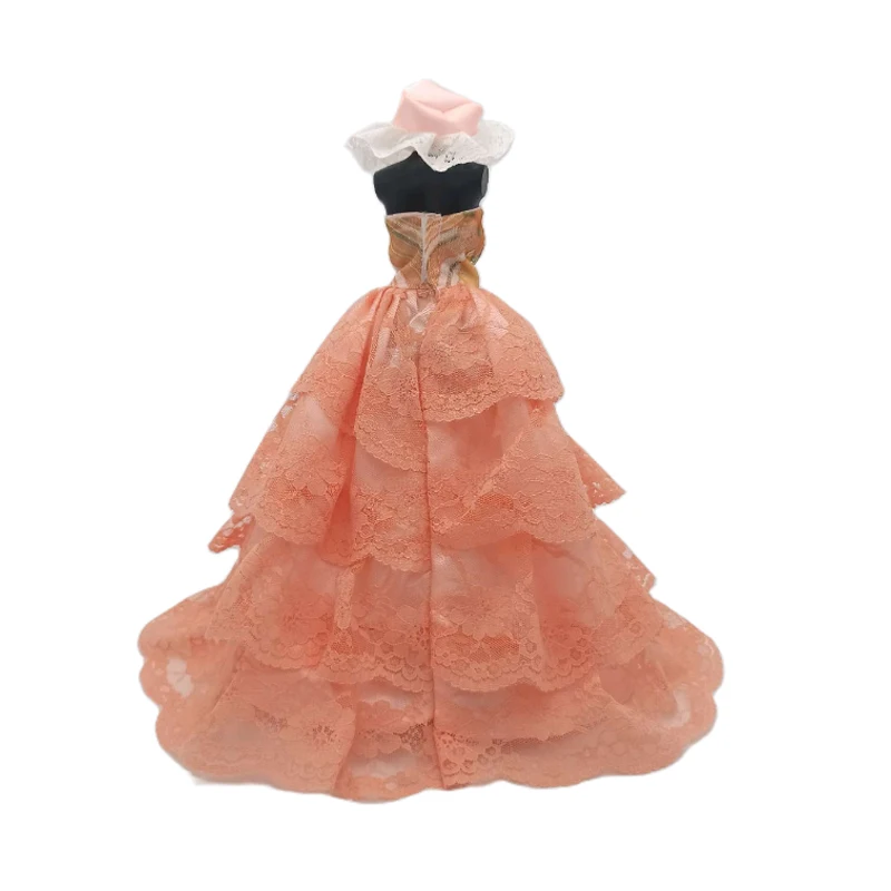 Neue jahr Weihnachten/geburtstag geschenk für kinder 2 sets = kleidung anzug für ken puppe + rosa hochzeit kleid mit schleier für barbie puppe