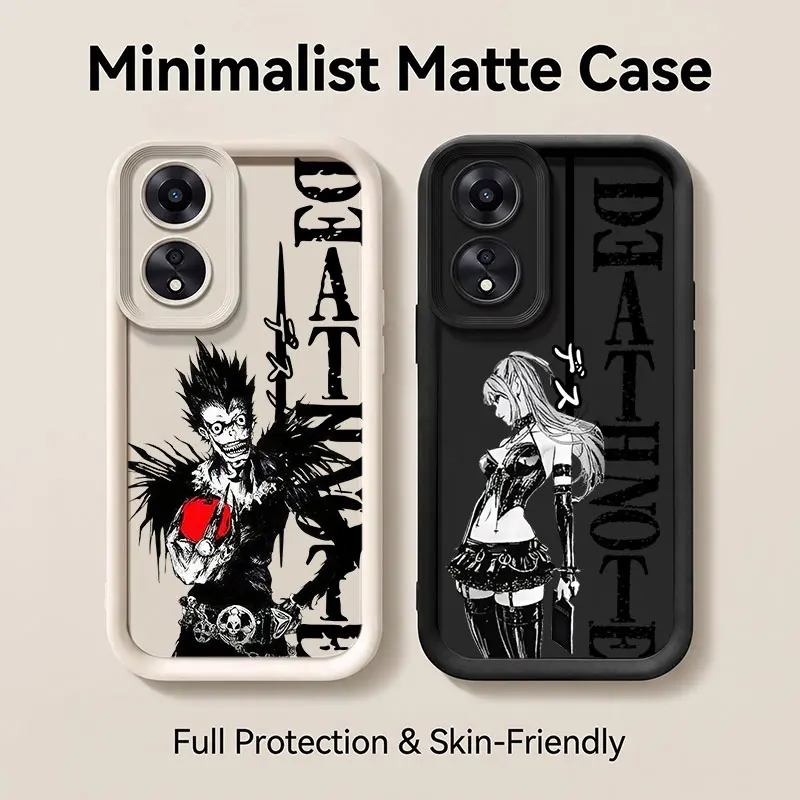 Anime Death Note Silicone Phone Case For Honor X6 X7D X8 X9A X9B X9C X5 Plus GT 5G 90 200 400 Lite X60 Pro Play 30 40