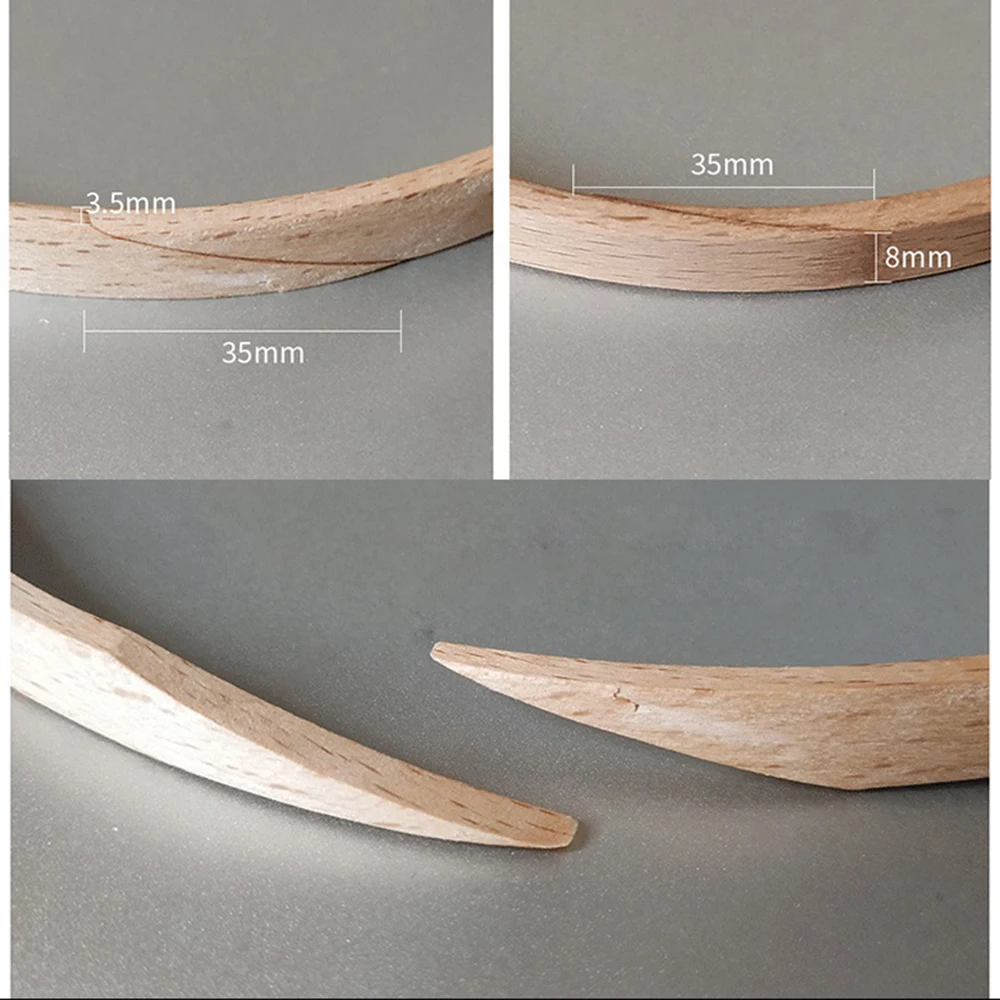 Aros de bordado redondos de madera de haya, marco de punto de cruz, herramientas de bordado artesanal, 9 opciones de tamaño, diámetro de 3-12