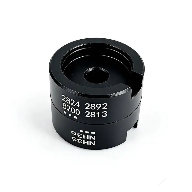 [A38F!NEW!】 NH34/NH35 Watch Movement Holder Designed For SKX007 7S26 4R35 4R36 2824 2836 8215 Base Repair Tools Black