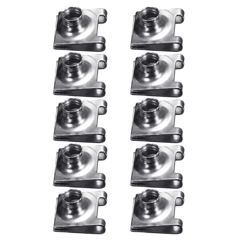 96GB License Plate Mounting U Type Clips Number Plate Fixed Buckle Easy Installation