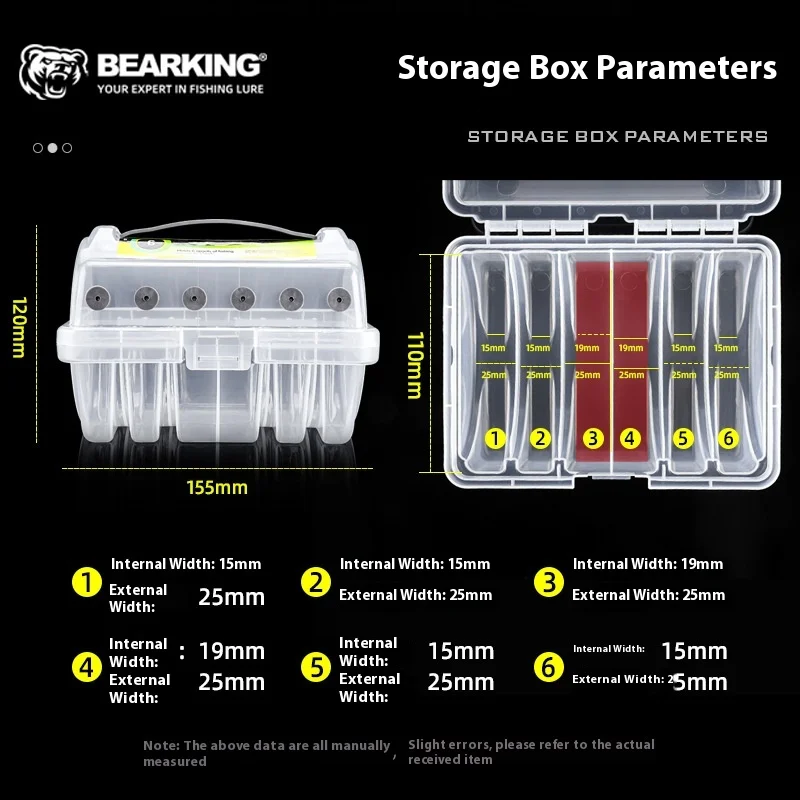 صندوق تخزين خط صيد كبير متعدد الوظائف من Bear King منظم خط كربون من النايلون البولي ايثيلين معدات صيد الأسماك المحمولة #2