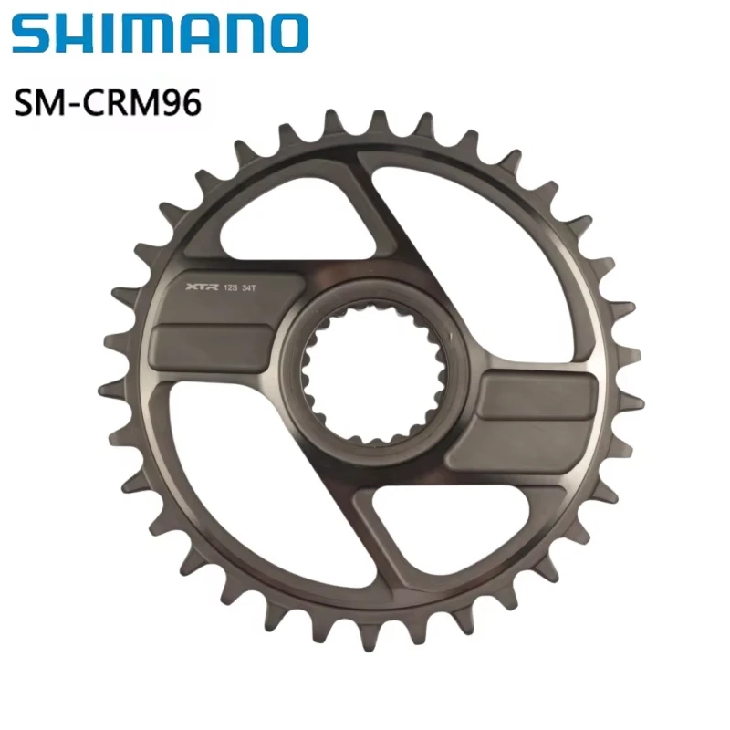 Shimano XTR SM-CRM96 Chainring 12 Speed Adopts Dynamical Chain Engagement Technology For XTR M9200 Bicycle Parts