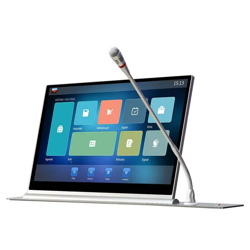 

15,6-17,3-дюймовый HD-сенсорный экран, всплывающий монитор, подъемная безбумажная конференц-система, откидной ЖК-монитор, подъемник для конференций