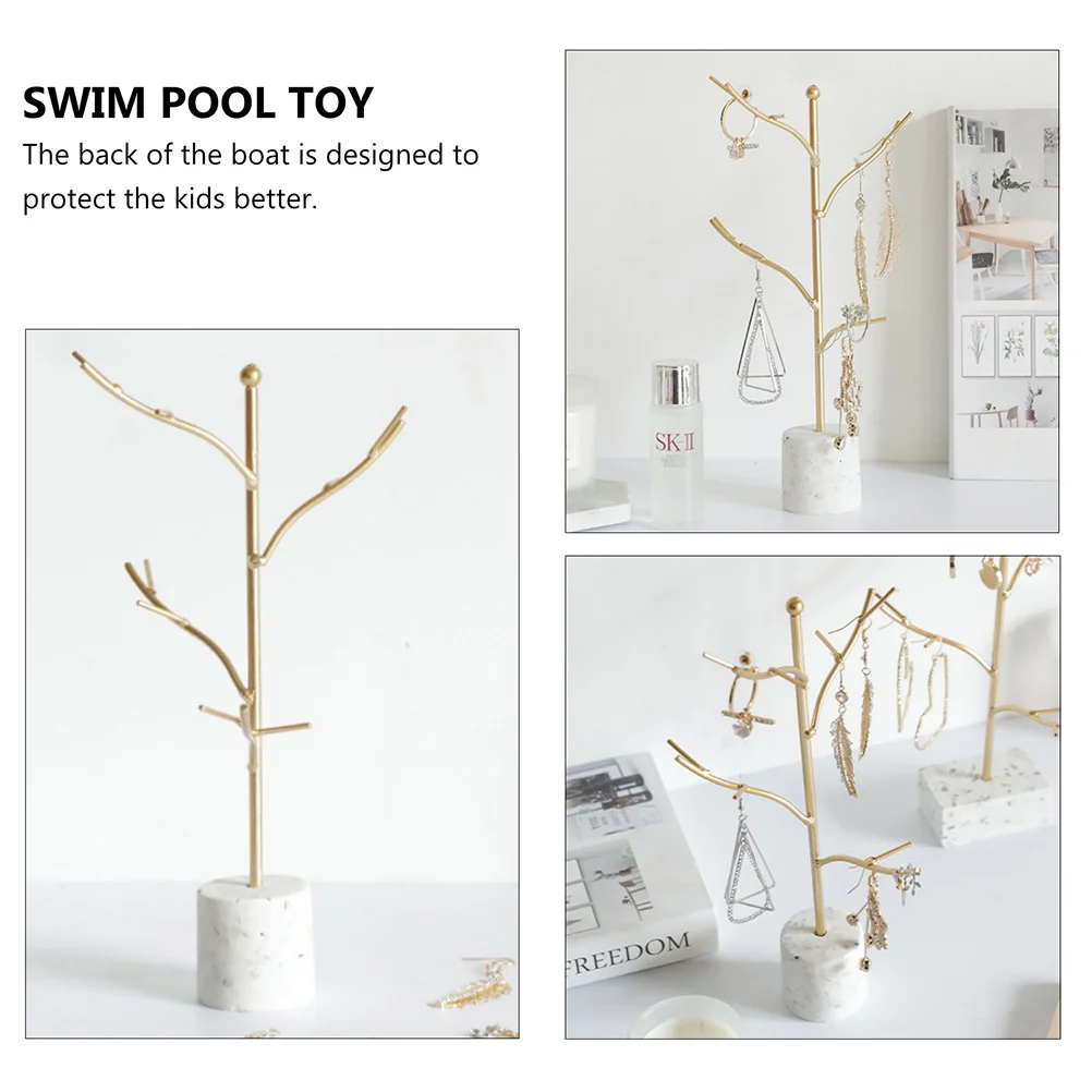 

1pc Jewelry Display Rack Premium Alloy Resin Branch Shape For Necklace Earrings Bracelets Tree Jewelry Organizer Hanging Holder
