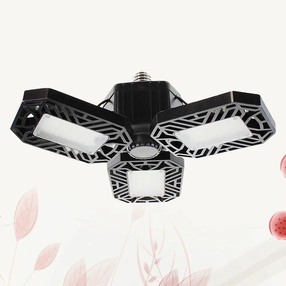 80 واط للطي LED المرآب ضوء السقف 360 درجة تشوه ثلاث أوراق توفير الطاقة مصباح مصباح المرآب