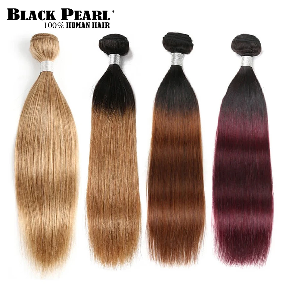 

Black Pearl Honey Blonde Bundles Straight Brazilian Human Hair Bundles Human Hair Extension For Women