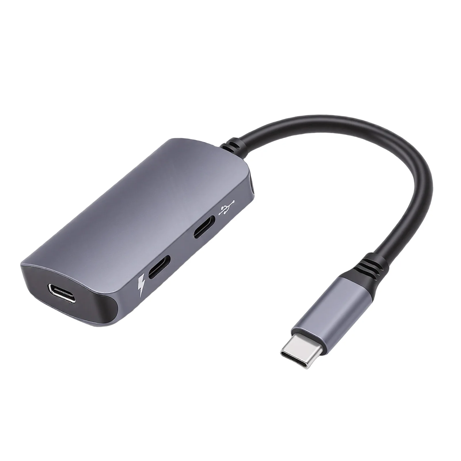 

Адаптер USB-C для AR-очков с быстрой зарядкой PD 100W, 4K 60Hz, двойной USB-C, для зарядки и использования AR-очков, совместим с Switch 2