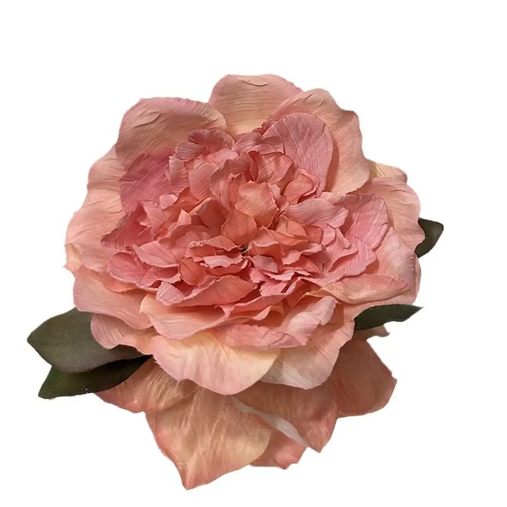 Blume Pfingstrose Blume Haarspange Böhmen Haarspangen Haarschmuck Künstliche Blume Haarnadeln Große seitliche Haarklammern Frauen