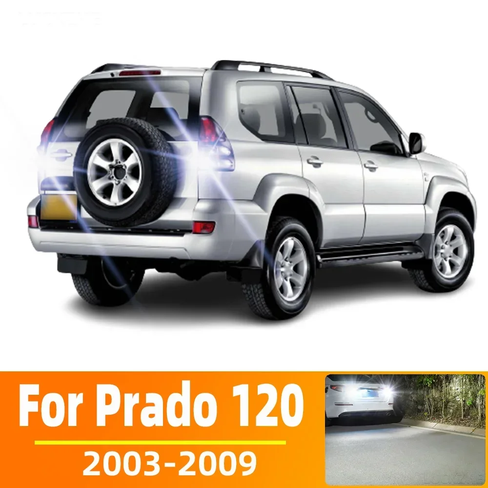 

2PCS For Toyota Land Cruiser PRADO 120 J120 2003 2005 2006 2007 2008 2009 LED Backup Reversing Light Bulb Canbus No Error