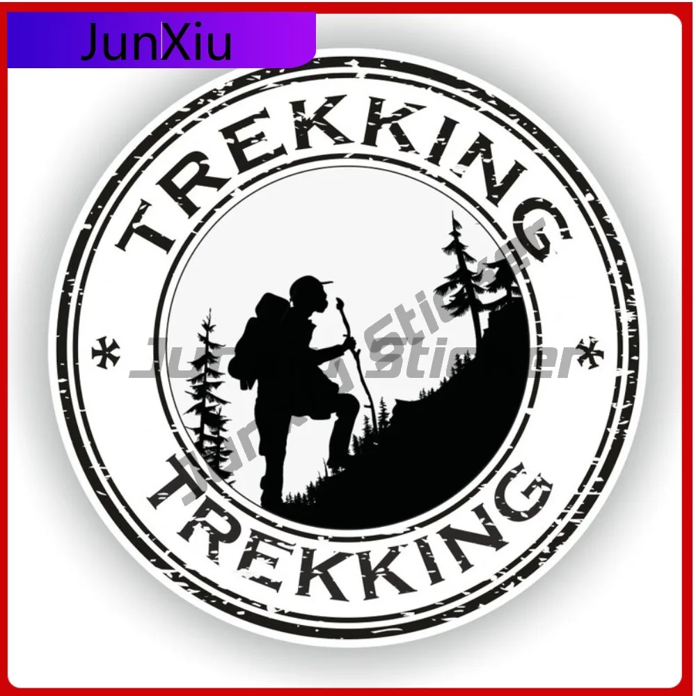 

Trekking Sticker Sports Funny Cool Funny SUV Truck Waterproof Car Styling Vinyl Decal For Car Truck SUV Window Bumper Laptop