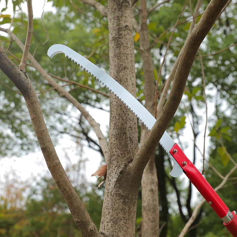 Retractable double hook high branch scissors Retractable multi-functional hand saw, hand saw waist saw scissors