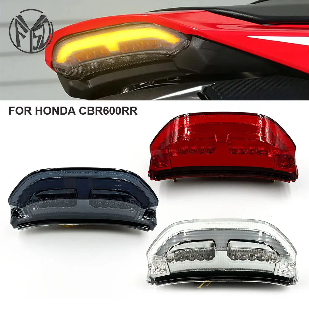 دراجة نارية LED الخلفية بدوره إشارة الذيل توقف لهوندا Cbr600RR Cbr600 RR F5 2013-2025 مصابيح إضاءة ملحقات الدراجة النارية المتكاملة