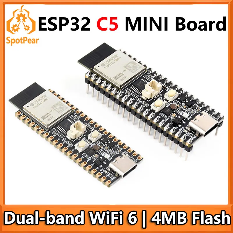 ESP32-C5 Dual-Band WiFi 6 Development Board 240MHz ESP32-C5-MINI-1