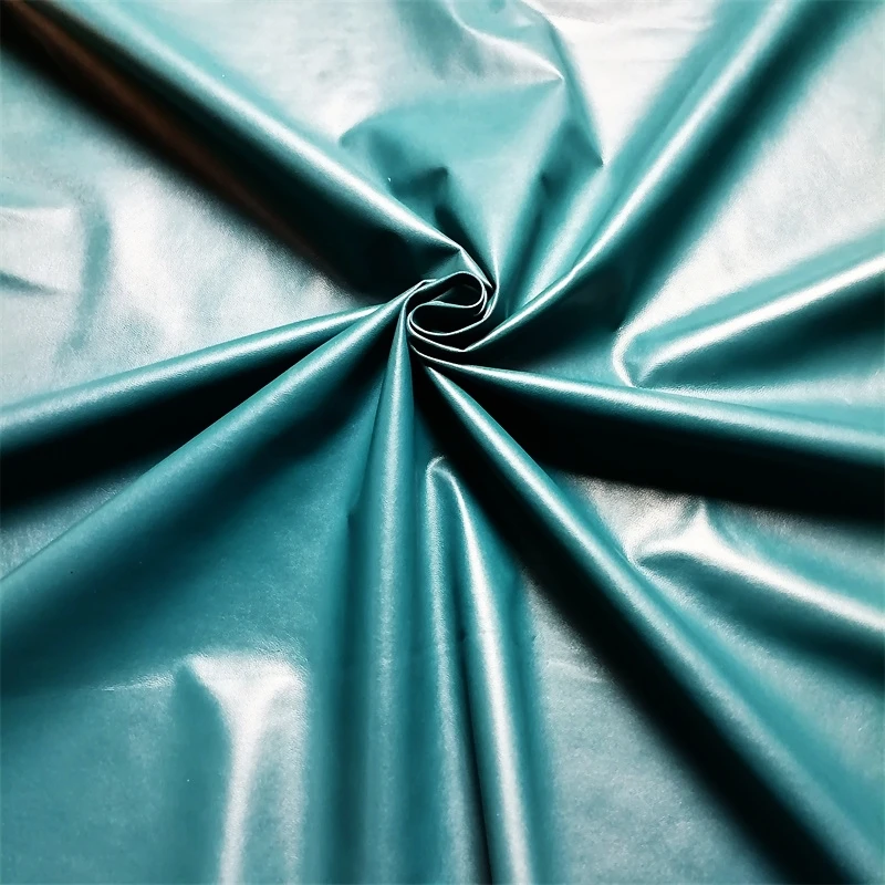 0.5mm Blue-Green Ultra-Thin Sheepskin. First Layer Leather. Real Leather Fabric. Handmade DIY For Down Jackets. Whole Sheepskin - view 3