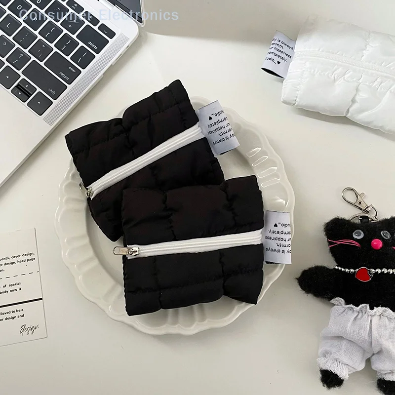 Korean Ins Cloud Coin Purse Cute Portable Small Wallet Solid Color Money Change Pouch Zipper Cosmetic Bag For Girls Gifts