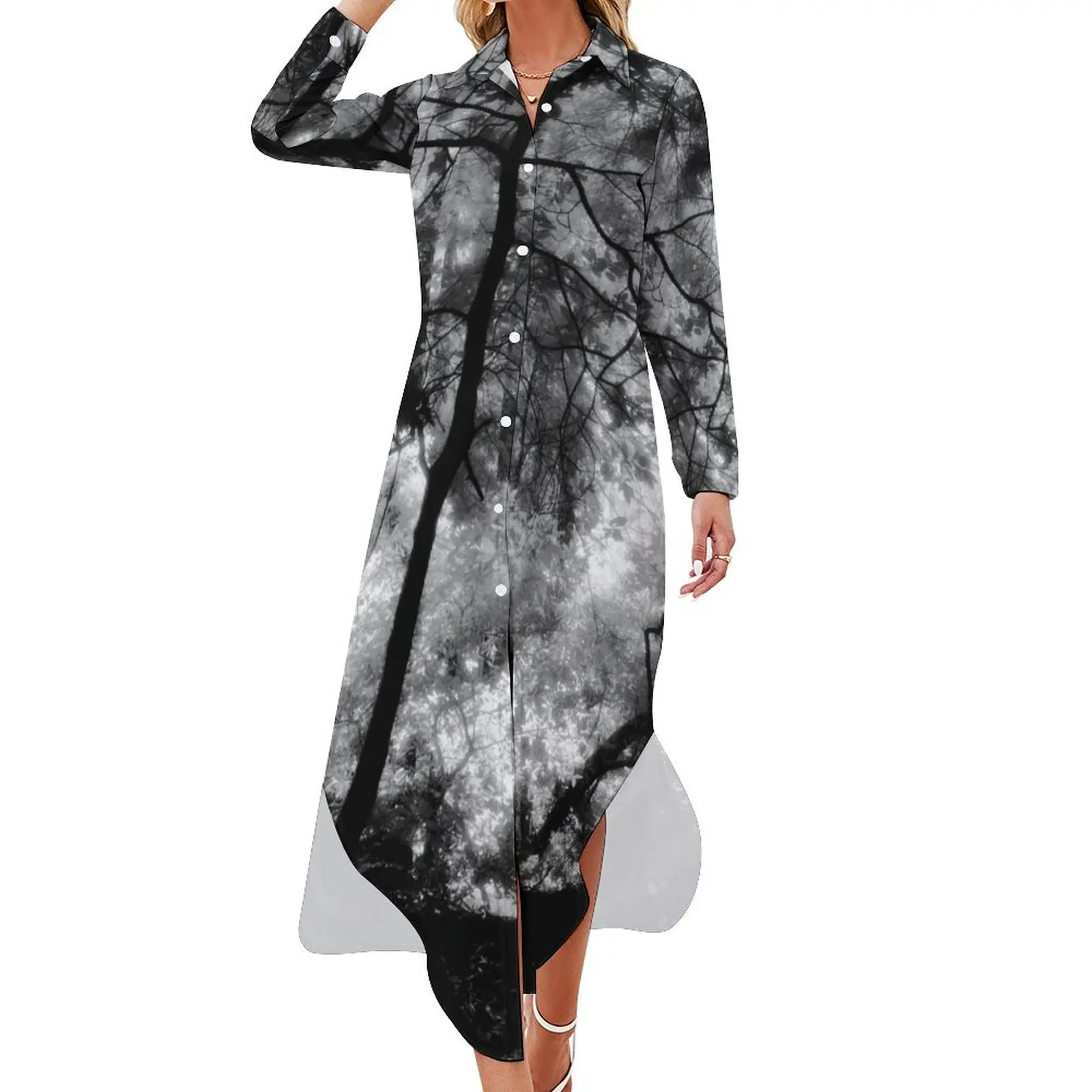 

Hillside Trail, Muir Woods National Monument Long Sleeved Shirt Dress women's evening dress 2024 Dress vintage Women's dresses