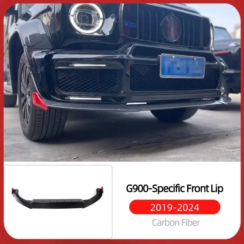 

Для Mercedes-Benz G-Class G500, G63, G350, G400, G550, модифицированная G900 Rocket Edition, передняя губа из углеродного волокна и передняя лопата
