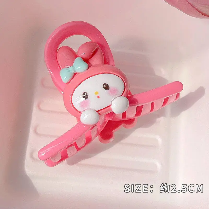 Cartoon Sanrio Pompom Purin Cinnamoroll Lotso Cute, sweet, fashionable and versatile creative shark headband hair clip for women