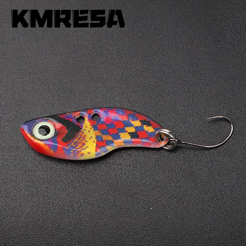 Metal Vib 3g-4g-5g UV VIB Lure Sinking Micro Vibrator Artificial VIB Hard Bait Mini Vibration Fishing Lures For Trout Pesca