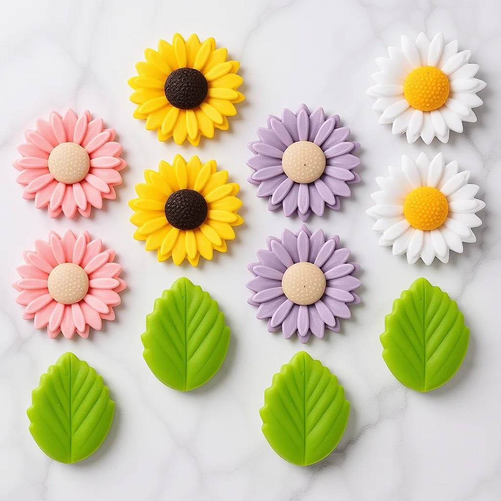 

12Pcs Colorful Daisy Knitting Needle Stoppers Silicone Caps for Needle Point Protection Portable Craft Accessories