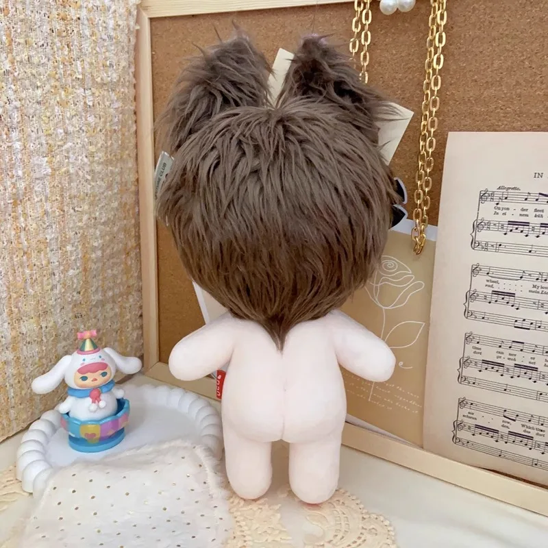 20cm gra EVOLxLOVE Lucien Kawaii Cosplay bawełniane ciało lalki Anime zmień garnitur pluszowe figurki zabawkowe kolekcja fanów kreskówek prezent