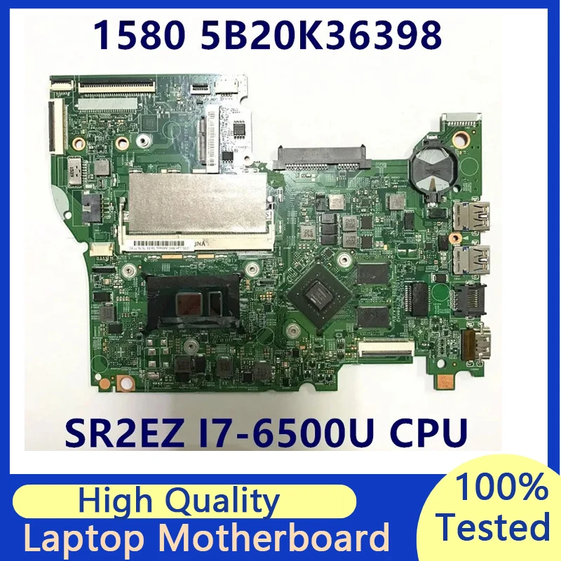 

PN: 5B20K36398 Mainboard For Lenovo Edge 2-1580 1580 Laptop Motherboard With SR2EZ I7-6500U CPU 100% Fully Tested Working Well