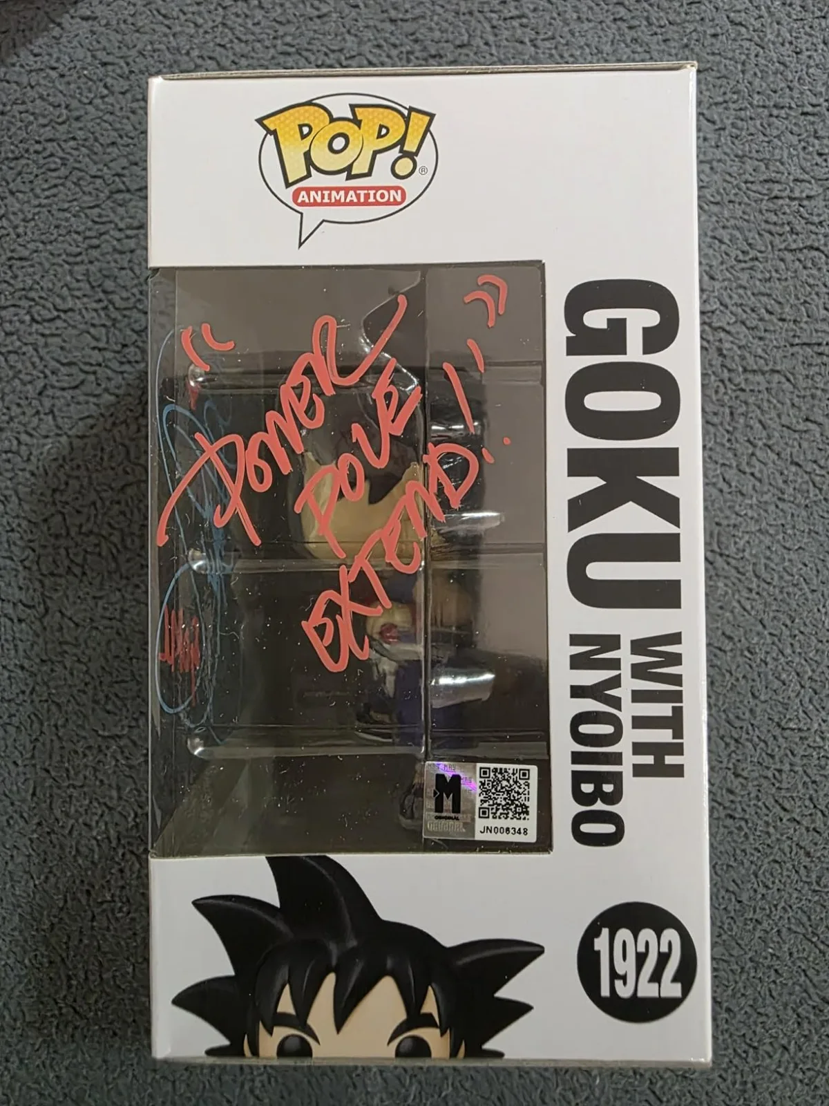 Original Funko Pop! Animation: Dragon Ball Goku with Nyoibou (Glow) Collectable Vinyl (Exc) Figure Gift Anime Fans Model Figure - view 6