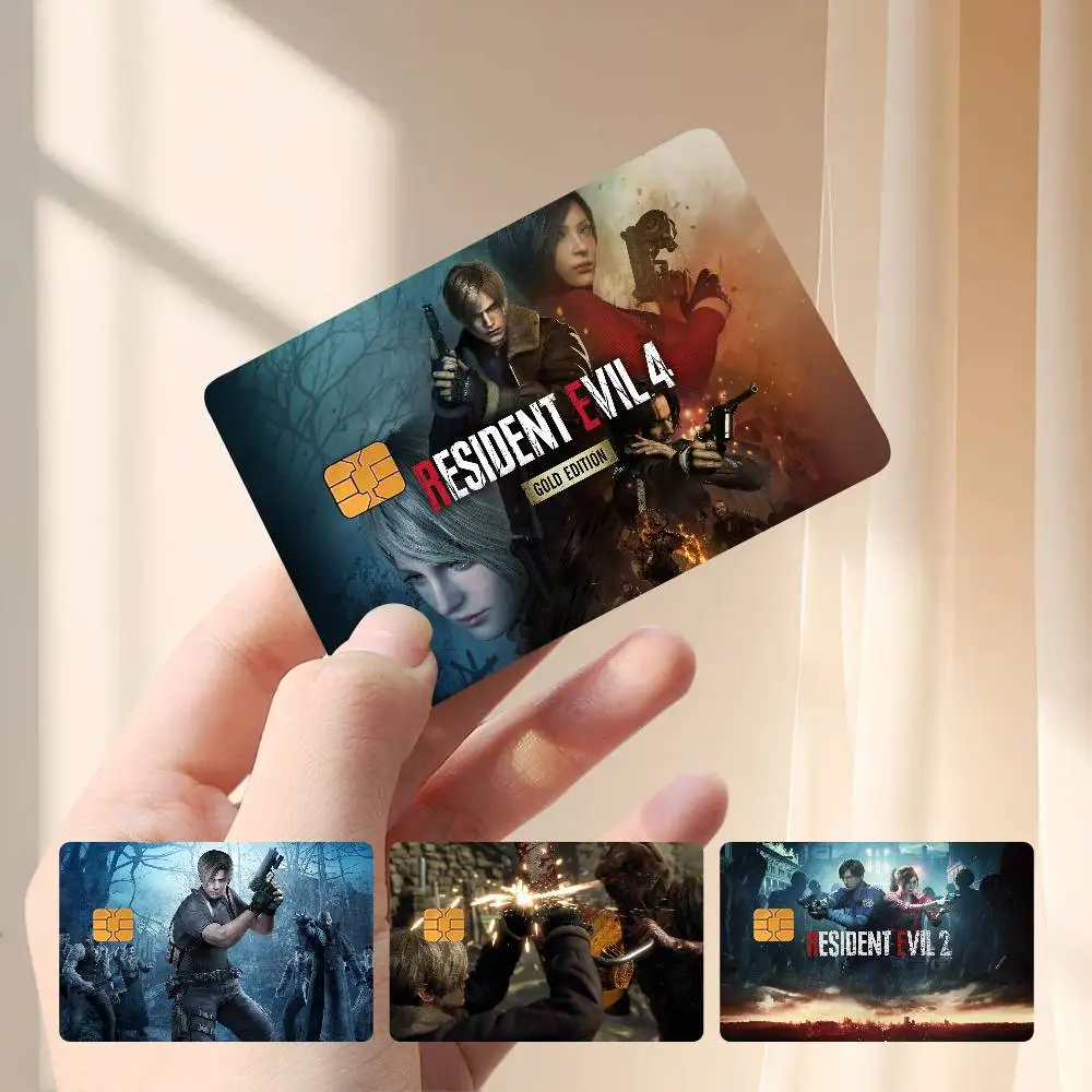 Game R-Resident Evil Card Stickers Credit Card Protector Stickers Resist Scratches And Abrasions