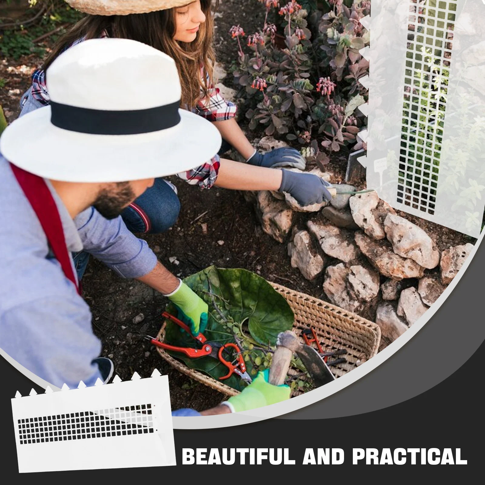1Set Plastic Mosstokken voor Klimplanten Indoor Tuin Plant Ondersteunt Herbruikbare Mos Pole Kit Ondersteuning Stakes voor Monstera